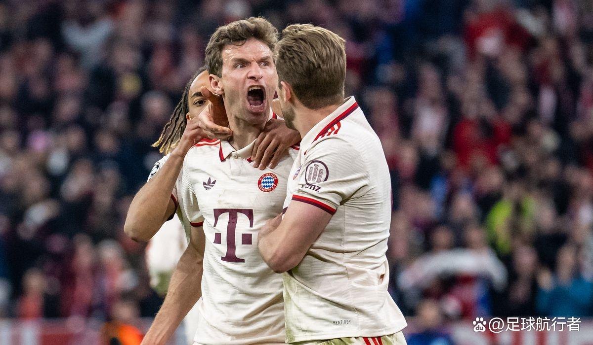 国际米兰横扫拜仁，穆勒送出助攻