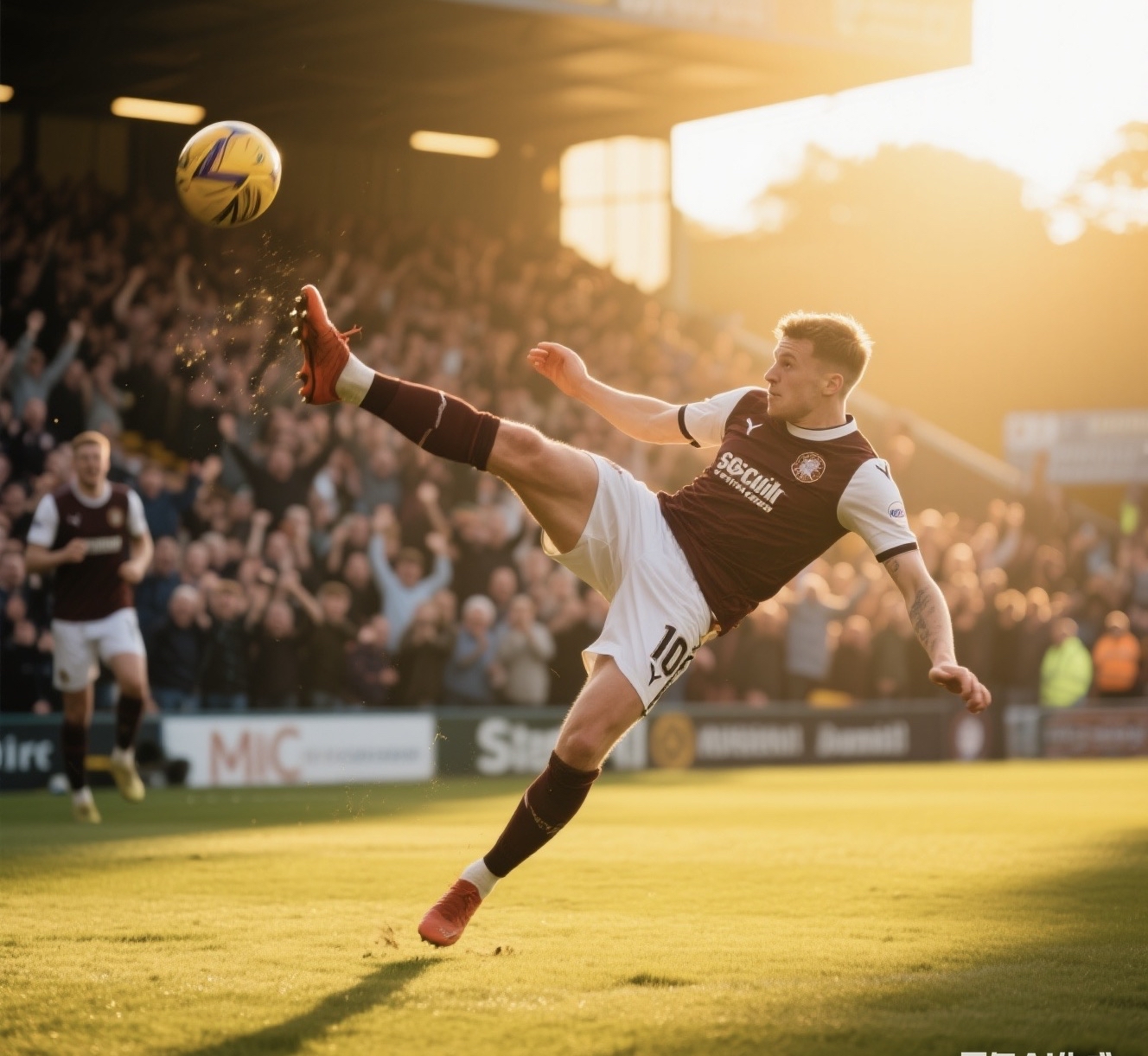 足球盛事全面展开，球员积极拼搏